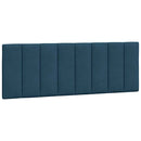 sengeramme uden madras Hanko 140x190 cm velour blå