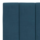 sengeramme uden madras Hanko 140x200 cm velour blå
