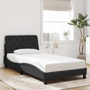 sengeramme uden madras Sort 100x200 cm Fløjl