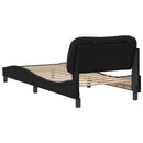 sengeramme uden madras Hvar 90x190 cm kunstlæder sort