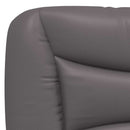 sengeramme uden madras Hvar 90x200 cm kunstlæder grå