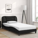 sengeramme uden madras Hvar 100x200 cm kunstlæder sort