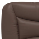sengeramme uden madras Hvar 100x200 cm kunstlæder brun