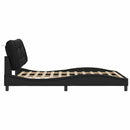 sengeramme uden madras Hvar 140x190 cm kunstlæder sort