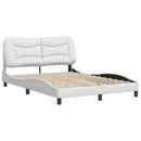 sengeramme uden madras Hvar 140x190 cm kunstlæder hvid