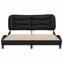 sengeramme uden madras Hvar 160x200 cm kunstlæder sort