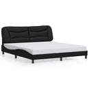 sengeramme uden madras Hvar 180x200 cm kunstlæder sort