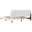 sengeramme uden madras Hvar 180x200 cm kunstlæder hvid