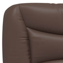 sengeramme uden madras Hvar 180x200 cm kunstlæder brun