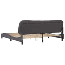 sengeramme uden madras Hvar 200x200 cm kunstlæder grå
