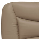 sengeramme uden madras Hvar 200x200 cm kunstlæder cappuccinofarvet