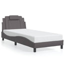 sengeramme uden madras Viana 80x200 cm kunstlæder grå