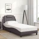 sengeramme uden madras Viana 80x200 cm kunstlæder grå