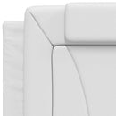 sengeramme uden madras Viana 90x190 cm kunstlæder hvid
