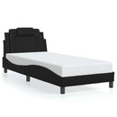 sengeramme uden madras Viana 90x200 cm kunstlæder sort