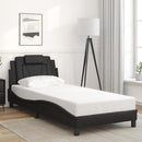 sengeramme uden madras Viana 90x200 cm kunstlæder sort