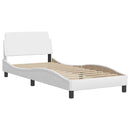 sengeramme uden madras Viana 90x200 cm kunstlæder hvid