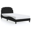 sengeramme uden madras Viana 100x200 cm kunstlæder sort