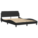 sengeramme uden madras Viana 140x190 cm kunstlæder sort
