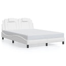 sengeramme uden madras Viana 140x190 cm kunstlæder hvid