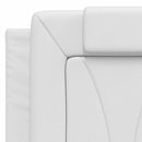 sengeramme uden madras Viana 140x190 cm kunstlæder hvid