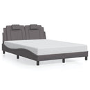 sengeramme uden madras Viana 140x190 cm kunstlæder grå
