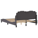 sengeramme uden madras Viana 140x190 cm kunstlæder grå
