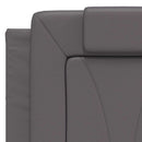 sengeramme uden madras Viana 140x190 cm kunstlæder grå