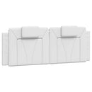 sengeramme uden madras Viana 140x200 cm kunstlæder hvid