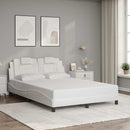 sengeramme uden madras Viana 140x200 cm kunstlæder hvid