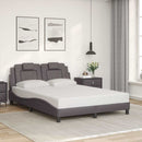 sengeramme uden madras Viana 140x200 cm kunstlæder grå