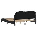 sengeramme uden madras Viana 160x200 cm kunstlæder sort