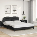 sengeramme uden madras Viana 160x200 cm kunstlæder sort