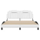 sengeramme uden madras Viana 160x200 cm kunstlæder hvid