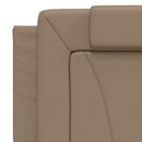 sengeramme uden madras Viana 160x200 cm kunstlæder cappuccinofarvet