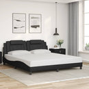 sengeramme uden madras Viana 180x200 cm kunstlæder sort