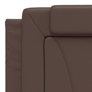 sengeramme uden madras Viana 180x200 cm kunstlæder brun