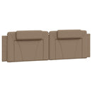 sengeramme uden madras Viana 180x200 cm kunstlæder cappuccinofarvet