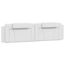 sengeramme uden madras Viana 200x200 cm kunstlæder hvid