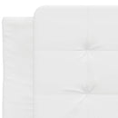 sengeramme uden madras Zadar 90x190 cm kunstlæder hvid