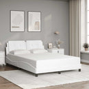 sengeramme uden madras Zadar 140x190 cm kunstlæder hvid