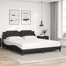 sengeramme uden madras Zadar 180x200 cm kunstlæder sort