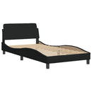seng med madras Dover 100x200 cm stof sort