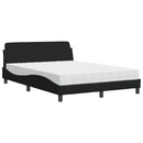 seng med madras Dover 120x200 cm stof sort