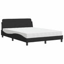 seng med madras Dover 120x200 cm velour sort