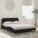 seng med madras Dover 120x200 cm velour sort