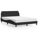 seng med madras Dover 120x200 cm velour sort