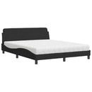 seng med madras Dover 160x200 cm velour sort