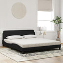 seng med madras Dover 180x200 cm velour sort