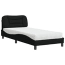 seng med madras Hvar 80x200 cm stof sort